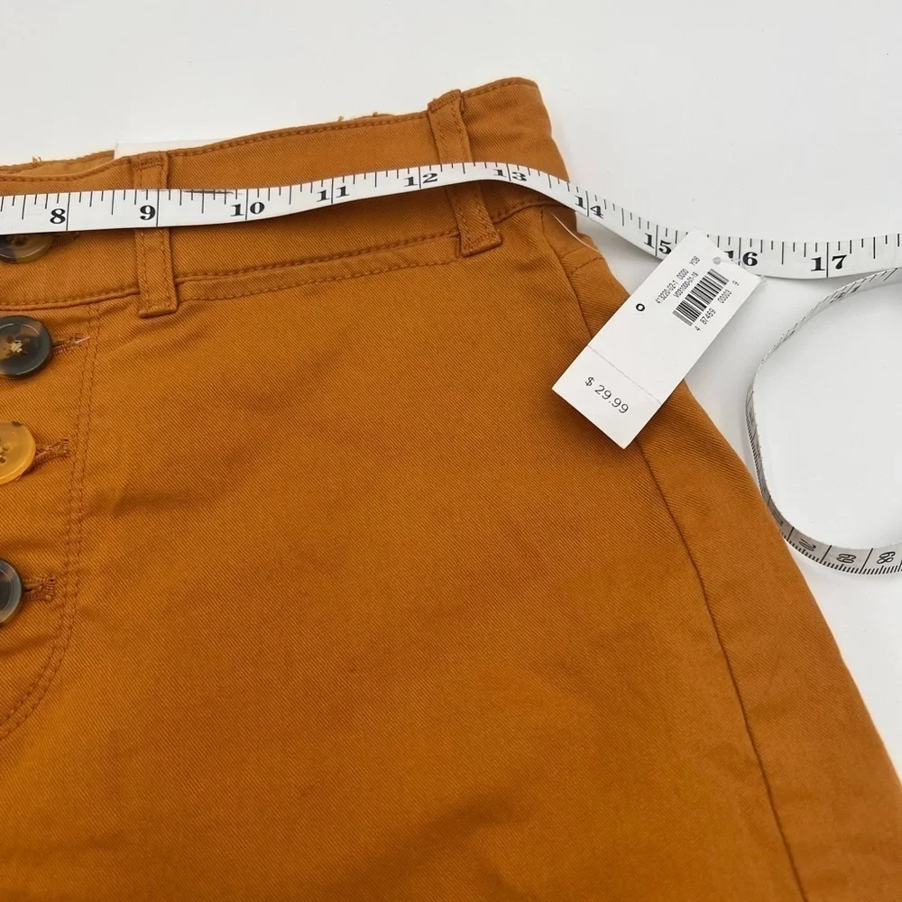 Old Navy Women High Waisted Button Fly Twill Short NWT - Picture 10 of 11